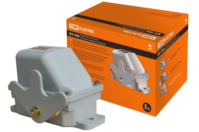 Концевой выключатель КУ-704 У1 фиксация в каждом положении 10А 380В IP44 | SQ0732-0021 TDM