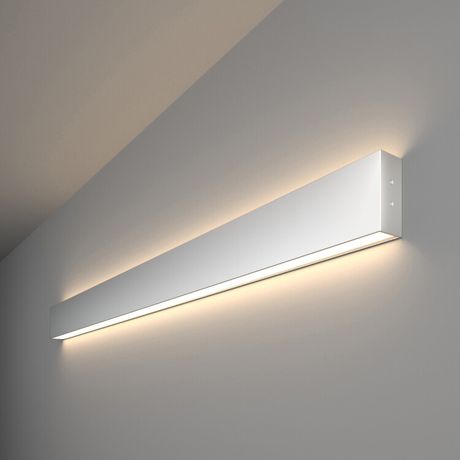 Светильник светодиодный накладной линейный двусторонний 103см 40W 4200K матовое серебро (101-100-40-103) | a041469 Elektrostandard