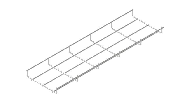 Проволочный лоток 30х200 L3000 мм INOX304 | PL30-200-3000 КМ - профиль КМ-Профиль LO26718