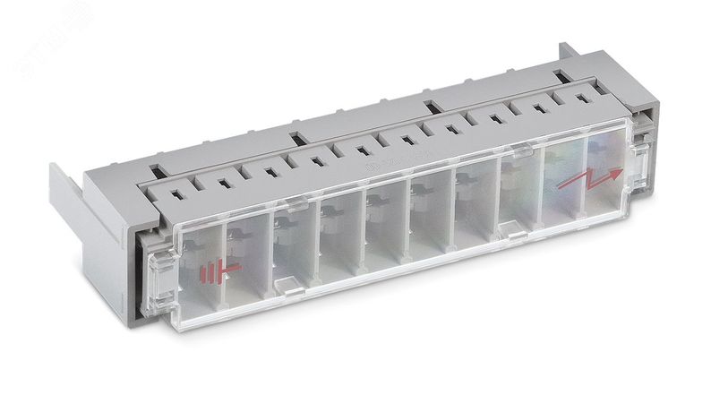 Кассета для грозоразрядников PrMag на 10 пар Cabeus 7086c