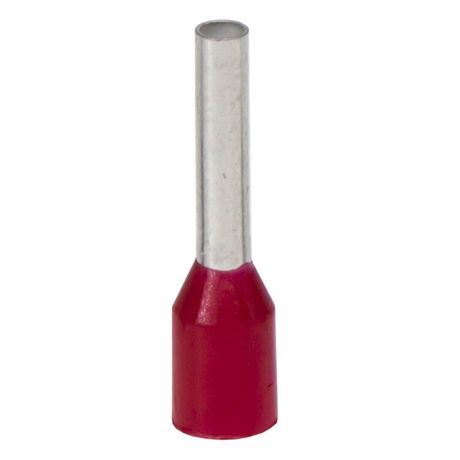 Наконечник-гильза с изол. фланцем для жилы сечением 1кв.мм, длина контактной части 8мм, красный | IF1-08RD DKC ДКС