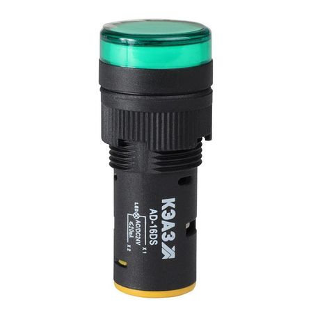 Лампа AD16DS(LED) матрица D16мм зеленый 24В AC/DC | 357841 КЭАЗ