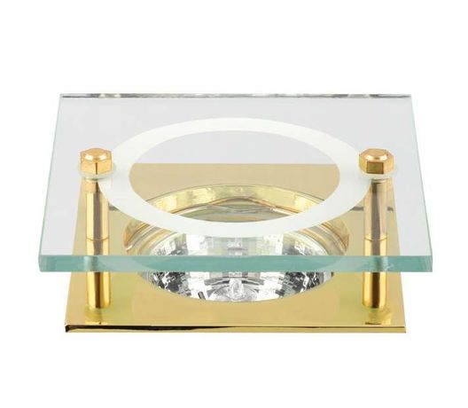 Светильник ИВО-50w 12в,GU5.3,зол.с/c декор.Comtech - CH917009 Комтех