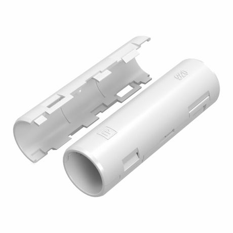 Муфта разборная d20 мм белая (70шт/840шт уп/кор) | PR13.0418 Промрукав Строитель