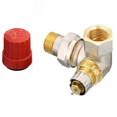 Клапан термостатический/трехосевой RTR-N Ду15 левый/угловой для 2-трубной системы - 013G7022 Danfoss