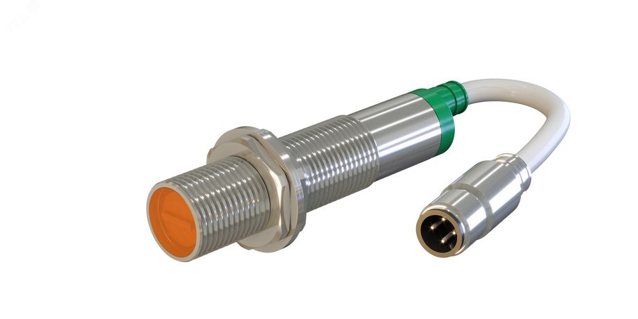 Датчик бесконтактный оптический типа D, отражение от объекта ВБО-М18-76ВР-5123-СА Частота переключения: 250 Гц Материал корпуса: Латунь никелированная IP67 - VBO-M18-76VR-5123-SA Электро Трейд