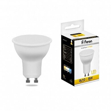 Лампа светодиодная LB-560 (9W) 230V GU10 2700K MR16 | 25842 FERON