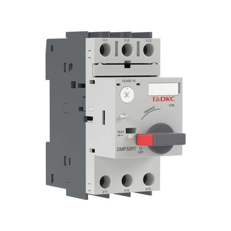 Автоматический выключатель защиты двигателя YON DMP32RT с уставкой 2.5-4A 3P 100kA | DMP32RT-0004 DKC ДКС