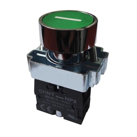 Кнопка управления NP2-BA3311 маркировкой, 1НО, IP40 (R) | 576033 CHINT
