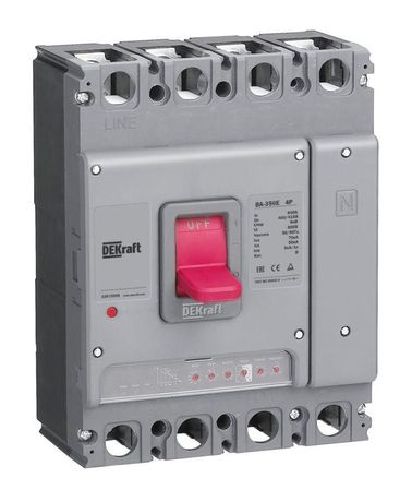 Выключатель автоматический силовой 4п 800А 70кА ВА-356E электрон. расцеп. DEKraft 22672DEK APC
