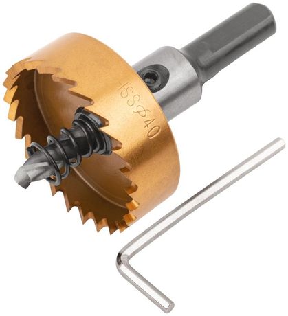 Коронка кольцевая пометаллу HSS сталь титановое покрытие 40мм FIT 36872 РОС