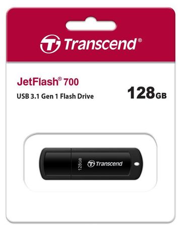 Флеш-накопитель TS128GJF700 128GB JetFlash 700 (black) USB 3.0 Transcend 1000501752