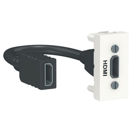 Розетка HDMI 1-мод. UNICA MODULAR бел. SchE NU343018 Schneider Electric
