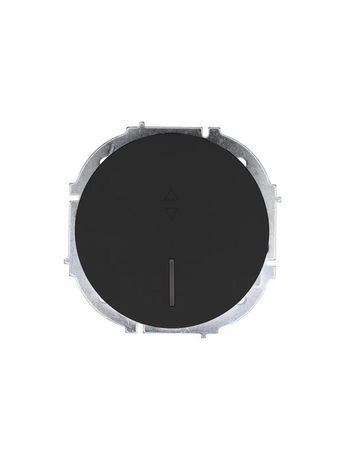 Выключатель проходной 1-кл. СП OSEN 10А IP20 с подсветкой механизм черн. бархат LEZARD 743-4288-114