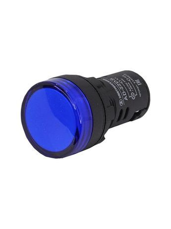 Лампа индикаторная AD-22DS светодиодная матрица d22мм 24В AC/DC IP65 син. Электротехник ET479212
