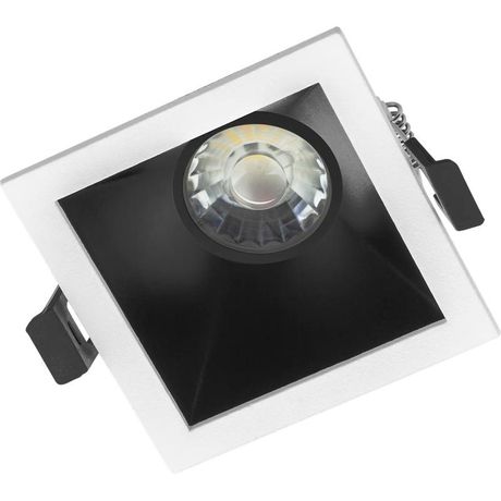 Рамка квадратная UGR/R белая/черная | 2902000050 Световые Технологии