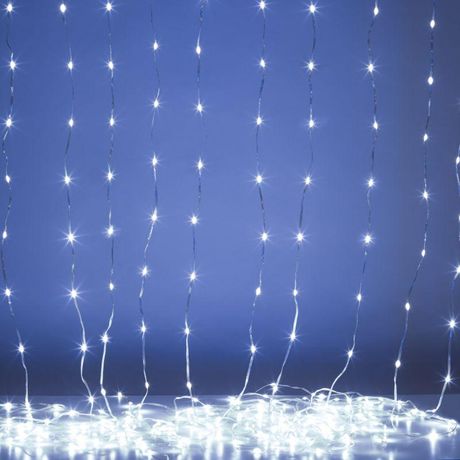 Гирлянда светодиодная ENIN-200WD занавес водопад холодный белый 3*2 м 200 LED IP20 | Б0060417 ЭРА