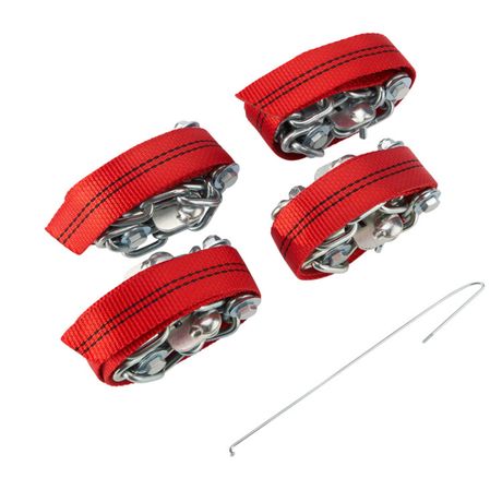 Комплект цепи (браслеты) противоскольжения для внедорожников (колеса 235-285мм) усиленные (уп.4шт) Rexant 07-7023 MEET