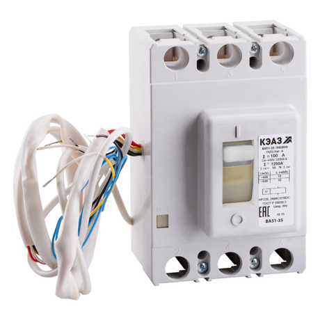 Выключатель автоматический 250А 800Im ВА51-35М2-331110 УХЛ3 440В DC КЭАЗ 250809