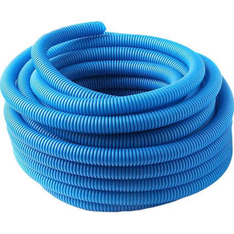 Труба гофрированная 43 синяя, для трубы 32, бухта 30м - PECP4332B PRO AQUA