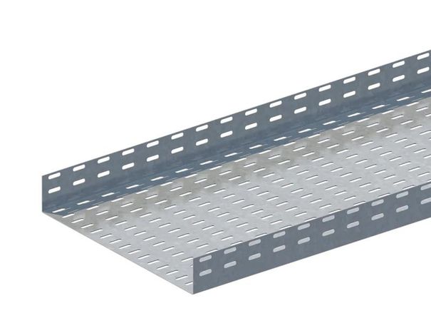 Лоток перфорированный 400х65 L2000 сталь 1.5мм ЛМс-П цУТ2.5 оцинк. СОЭМИ 122111446 Н0122111446