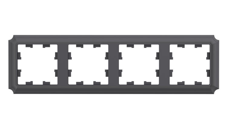 Рамка 4-м AtlasDesign Antique универс. базальт SE ATN101404 APC