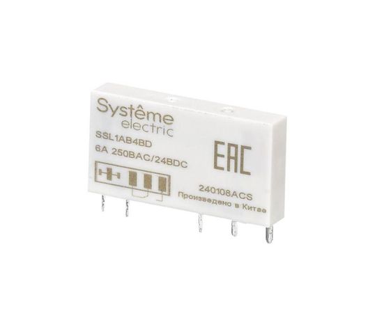 Реле интерфейсное 1CO,6A, 24В DC - SSL1AB4BD APC