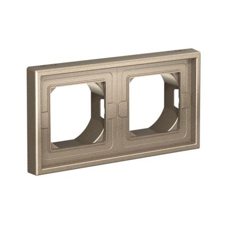 Рамка 2-м ArtGallery IP44 шампань SE GAL440502 APC