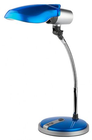 Светильник настольный на основании NE-301 15Вт КЛЛ Е27 синий | C0044900 ЭРА