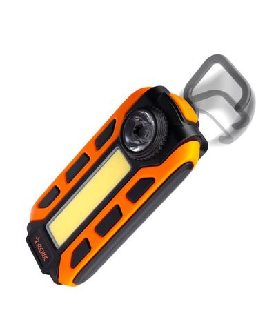 Фонарь светильник рабоч серия 5Вт COB+1ВтLED/кол линза/3xAAА/ABSпл/магнит/крюк/зажим, КОСМОС - KOS703B