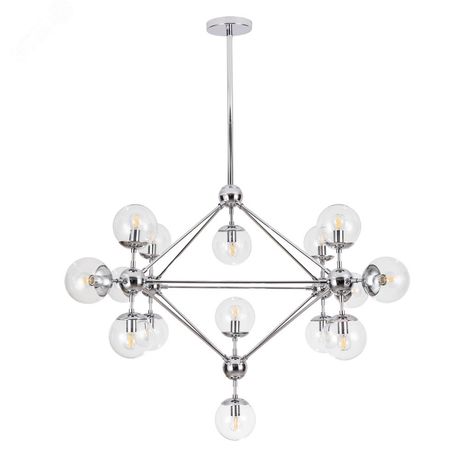 Люстра на штанге BOLLA E14 15х40Вт Металл Хром - A1664SP-15CC Arte Lamp