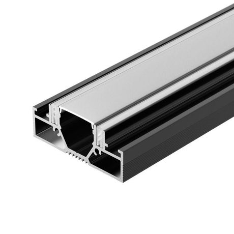 Профиль STRETCH-20-CEIL-D-CENTER-2000 BLACK L2000 алюм. Arlight 042946