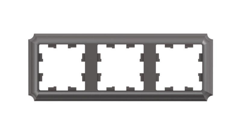 Рамка 3-пост. AtlasDesign Antique универс. мокко SE ATN100603 APC