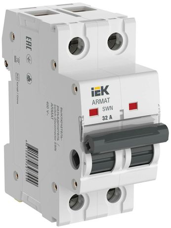 Выключатель нагрузки SWN 2P 32А | AR-SWN-2-032 IEK ARMAT