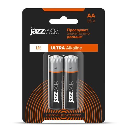 Батарейка LR 6 JAZZway ULTRA Alkaline BL-2 арт.5010703