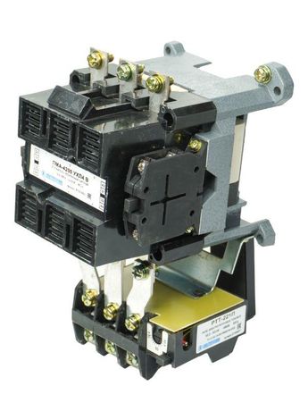 Пускатель электромагнитный ПМА-4200 УХЛ4 В, 220В, 2з+2р, 63А, нереверсивный, с реле РТТ-221П 53,5-63,0А, IP00 - ET001423 Электротехник