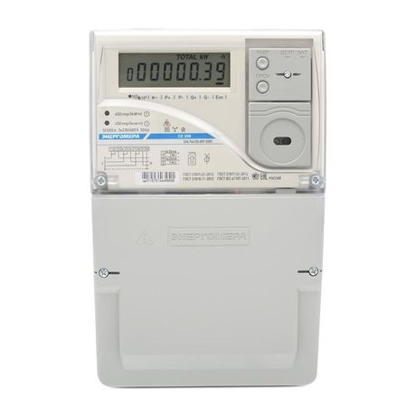 Счетчик трехфазный многофункциональный Энергомера CE308 S34.746.OR2.QVF LR01 IEC 5-100 А ЖКИ на монтажную плату | 101005007012508