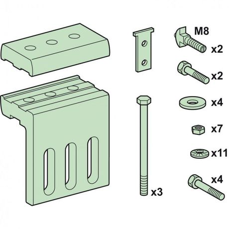 СОЕДИНЕНИЕ ГОР. ШИН 4000A 10MM | 04638 Schneider Electric APC