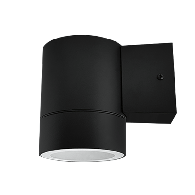 Светильник уличный односторонний GX53S-1B-ЦИЛИНДР алюминий под лампу GX53 230B черный IP65 | 4690612023519 IN HOME