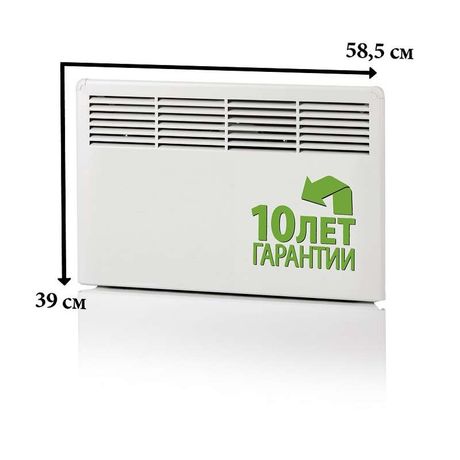 Конвектор 500W с механическим термостатом IP21 389мм - EPHBM05PR Ensto