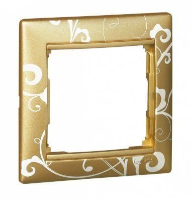 Рамка 1-м Valena зол. барокко (блист.) IEK 694367 Legrand