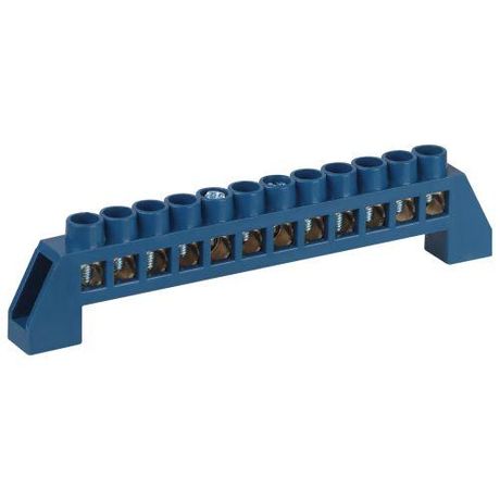 Шина NO-224-60 N ноль в изоляторе ШНИ-6х9-12-Д-синий | Б0062968 ЭРА