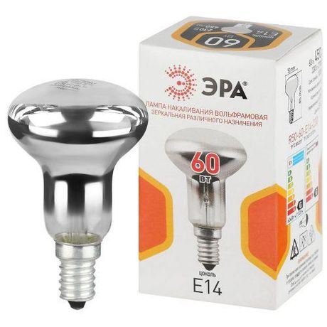Лампа накаливания R50 60Вт E14 / Е14 230В рефлектор | Б0066507 ЭРА