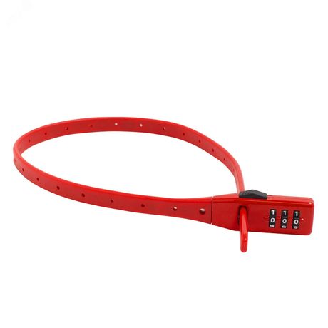 Замок навесной БУЛАТ ВС 455 НС (11*530) кодовый с нерж тросом - 14034 ПТК