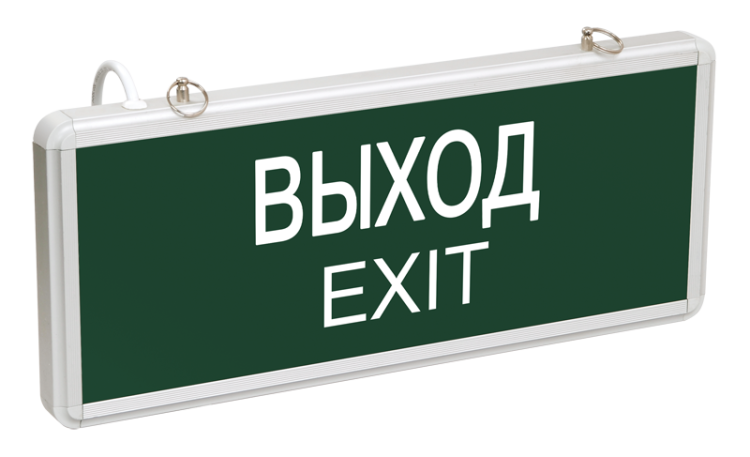 Светильник светодиодный ССА 1001 "ВЫХОД-EXIT" 3Вт аварийный односторонний IEK LSSA0-1001-003-K03