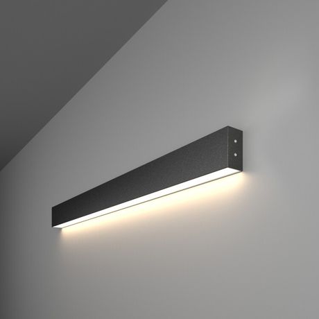 Светильник светодиодный накладной линейный односторонний78см 15W 4200К черная шагрень (100-100-30-78) | a040046 Elektrostandard