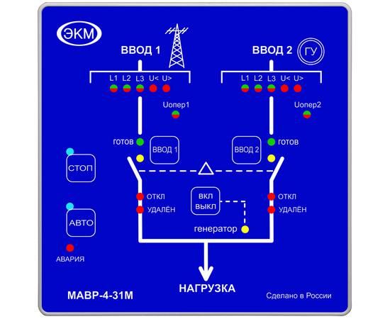 Модуль управления АВР МАВР-4-31М УХЛ4 Меандр A8302-19912509