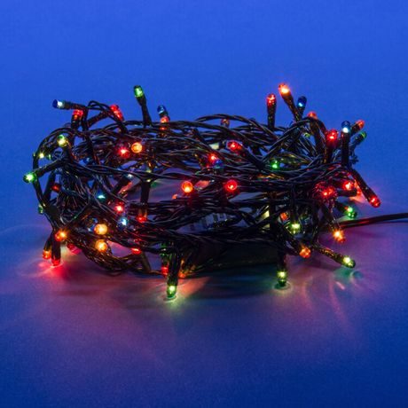 Гирлянда с контроллером UDL-S0500-100/DGA MULTI IP20 MINI 5м. 100 миниламп накаливания. мультиколор.шнур зеленый | UL-00002388 Uniel