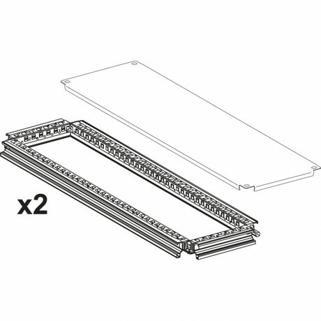 Рама горизонт. + верх. панель Ш=300 Г=800 (уп.2шт) SchE 06513 APC