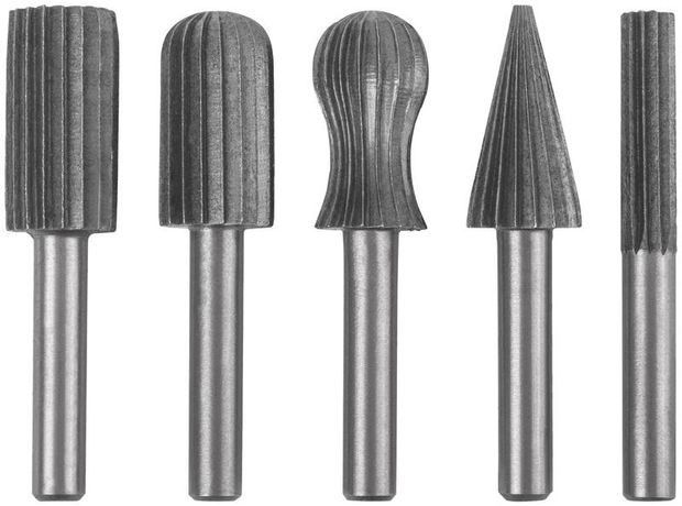Набор шарошек по металлу HSS сталь Профи (уп.5шт) FIT 36476 РОС